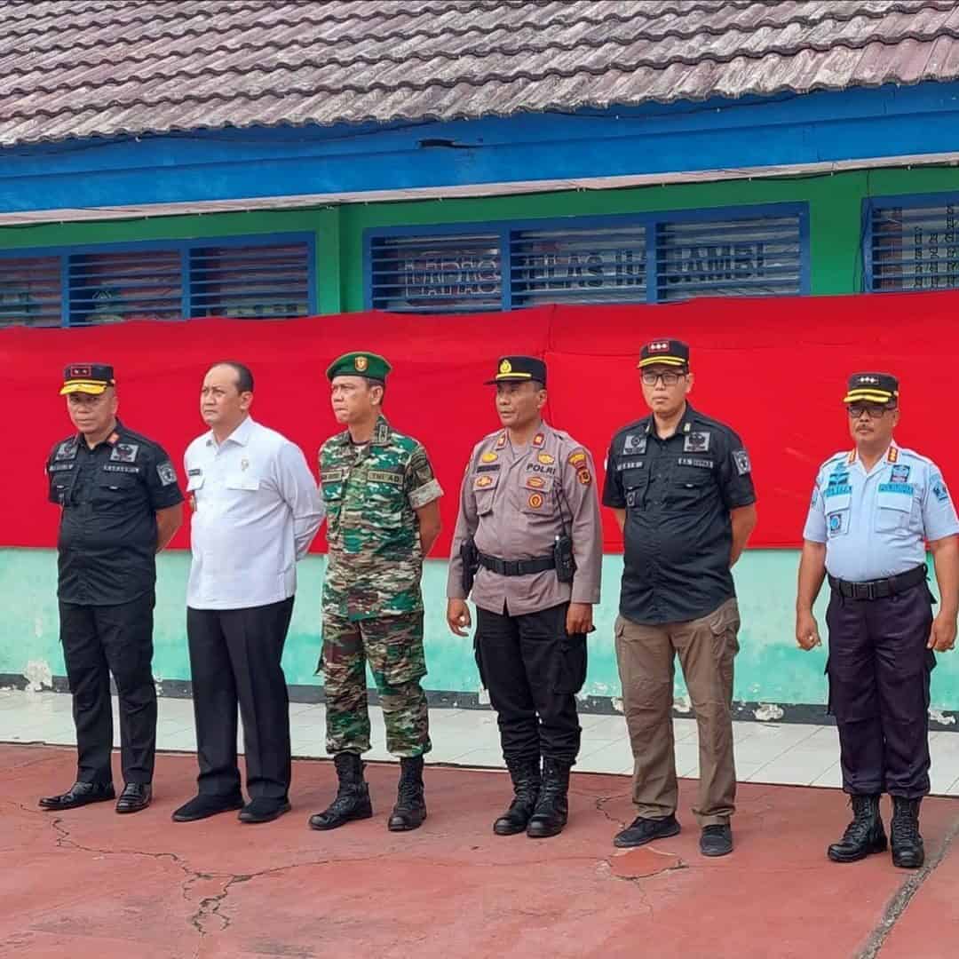 Kepala BNN Provinsi Jambi mengikuti Apel Siaga Peningkatan Kewaspadaan Dan Mengantisipasi Gangguan Keamanan Dan Ketertiban Dalam Perayaan Natal 2022 Dan Tahun Baru 2023 Di Lapas Kelas IIA Jambi