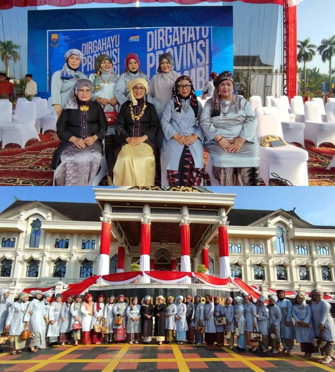 Kepala BNN Provinsi Jambi Brigjen bersama Ibu Ketua DWP BNN Provinsi Jambi menghadiri Upacara Dirgahayu Jambi ke – 66