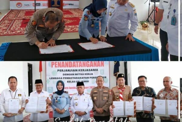 Sinergitas BNN Provinsi Jambi bersama KanwilKumham Provinsi Jambi dalam rangka Deklarasi Anti Narkoba dan Lapas Bersinar Deklarasi Perang Melawan Narkoba (War On Drugs) di Lapas Perempuan Kelas IIB Jambi menuju Lapas Bersinar (Bersih Narkoba).