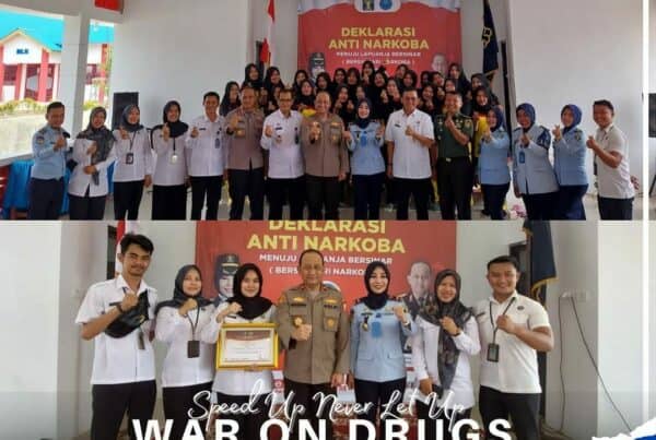 Sinergitas BNN Provinsi Jambi bersama KanwilKumham Provinsi Jambi dalam rangka Deklarasi Anti Narkoba dan Lapas Bersinar Deklarasi Perang Melawan Narkoba (War On Drugs) di Lapas Perempuan Kelas IIB Jambi menuju Lapas Bersinar (Bersih Narkoba).