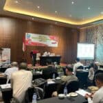 Kepala BNN Provinsi Jambi Brigjen Pol. Wisnu Handoko, S.I.K., M.M Membuka Kegiatan Rapat Kerja Program Dayamas Anti Narkoba di Dunia Usaha/Lingkungan Swasta Tahun 2023 di Aston Hotel Jambi