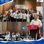 Kepala BNN Provinsi Jambi Brigjen Pol. Wisnu Handoko, S.I.K., M.M Membuka Kegiatan Rapat Kerja Program Dayamas Anti Narkoba di Dunia Usaha/Lingkungan Swasta Tahun 2023 di Aston Hotel Jambi