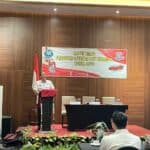 Kepala BNN Provinsi Jambi Brigjen Pol. Wisnu Handoko, S.I.K., M.M Membuka Kegiatan Rapat Kerja Program Dayamas Anti Narkoba di Dunia Usaha/Lingkungan Swasta Tahun 2023 di Aston Hotel Jambi
