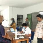 Kegiatan Pemeriksaan Kesehatan Tahanan BNNP Jambi oleh Dokter & Perawat Bidang Rehabilitasi dan di Dampingi oleh Penyidik Bidang Pemberantasan