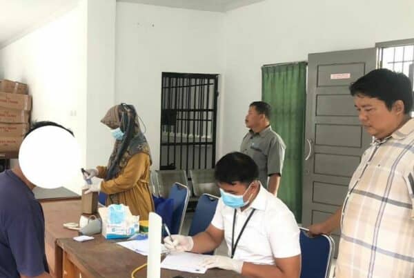 Kegiatan Pemeriksaan Kesehatan Tahanan BNNP Jambi oleh Dokter & Perawat Bidang Rehabilitasi dan di Dampingi oleh Penyidik Bidang Pemberantasan