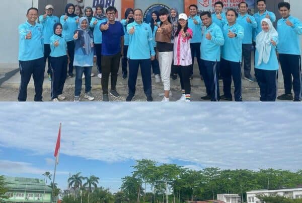 Dalam Rangka HANI 2023 BNN Provinsi Jambi melaksanakan Senam War On Drugs bersama