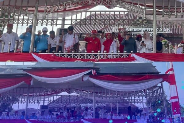 Sub. Koordinator Dayamas Murniati, S.H., M.H mewakili Kepala BNN Provinsi Jambi Menghadiri Pawai Pembangunan Dalam rangka menyemarakkan Penyelenggaraan Peringatan Hari Ulang Tahun (HUT) Proklamasi Kemerdekaan Rl ke-78 Tahun 2023 di Rumah Dinas Gubernur Jambi