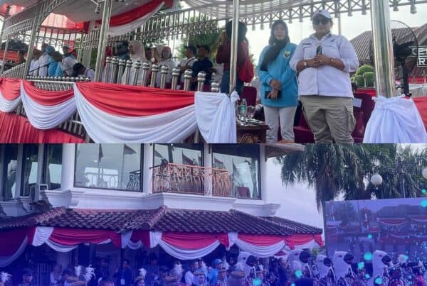 Sub. Koordinator Dayamas Murniati, S.H., M.H mewakili Kepala BNN Provinsi Jambi Menghadiri Pawai Pembangunan Dalam rangka menyemarakkan Penyelenggaraan Peringatan Hari Ulang Tahun (HUT) Proklamasi Kemerdekaan Rl ke-78 Tahun 2023 di Rumah Dinas Gubernur Jambi