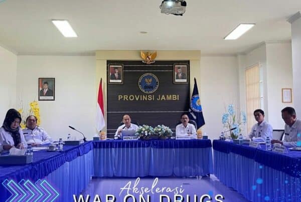 Paparan Kepala BNN Provinsi Jambi Brigjen Pol. Wisnu Handoko, S.I.K., M.M Dalam Rapat Pimpinan Tahun Anggaran 2023