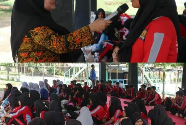 BNN Provinsi Jambi melaksanakan Sosialisasi P4GN pada Kegiatan Outing Class SMP Negeri 64 Muaro Jambi yang bertempat di Kampung Radjo Jambi.