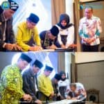 BNN Provinsi Jambi melaksanakan Penandatangan Perjanjian Kerja Sama bersama 4 Lembaga (MUI, LAM, DMI dan FKUB Provinsi Jambi)