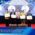 BNN Provinsi Jambi melaksanakan Penandatangan Perjanjian Kerja Sama bersama 4 Lembaga (MUI, LAM, DMI dan FKUB Provinsi Jambi)