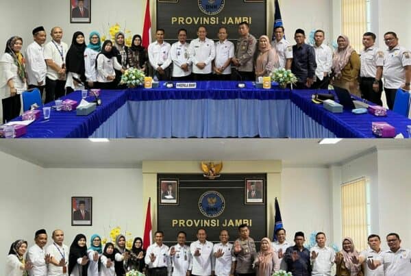 Kegiatan Rapat Koordinasi Pengembangan Softskill di SMP dan SMU Sederajat Tahun 2024 di Aula BNN Provinsi Jambi