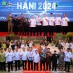 BNN Provinsi Jambi dan DWP Provinsi Jambi beserta Jajaran bersama Forkopimda Provinsi Jambi Mengikuti Puncak Peringatan Hari Anti Narkotika Internasional 2024 secara Virtual di Swiss-Belhotel Jambi