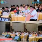 BNN Provinsi Jambi dan DWP Provinsi Jambi beserta Jajaran bersama Forkopimda Provinsi Jambi Mengikuti Puncak Peringatan Hari Anti Narkotika Internasional 2024 secara Virtual di Swiss-Belhotel Jambi