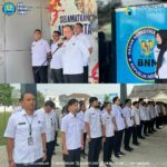 Kepala BNN Provinsi Jambi Brigjen Pol. Wisnu Handoko, S.I.K., M.M memberikan arahan ASN Berakhlak dalam mewujudkan Birokrasi Bersih Melayani.