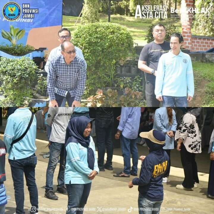 Capacity Building Keluarga Besar BNN Provinsi Jambi. “Membangun Kekompakan Demi Mewujudkan Provinsi Jambi Bersinar”