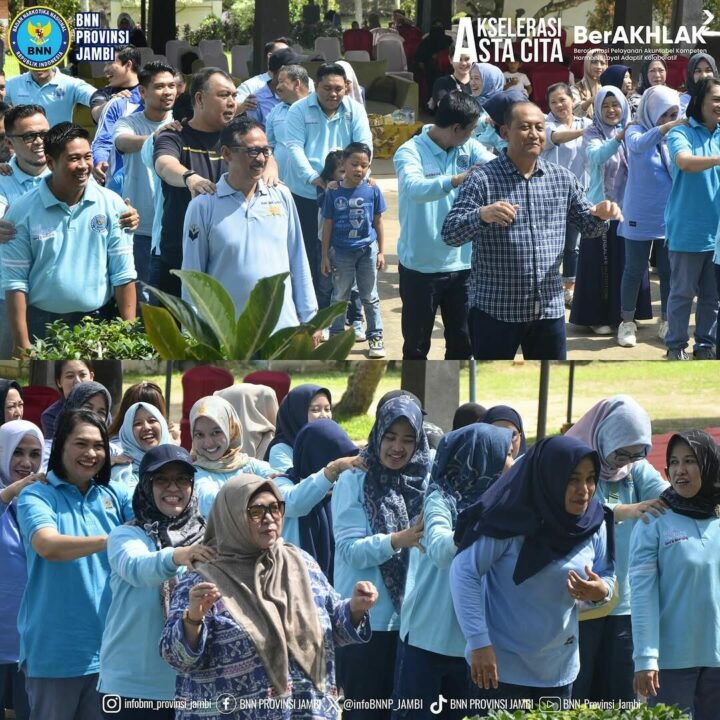 Capacity Building Keluarga Besar BNN Provinsi Jambi. “Membangun Kekompakan Demi Mewujudkan Provinsi Jambi Bersinar”