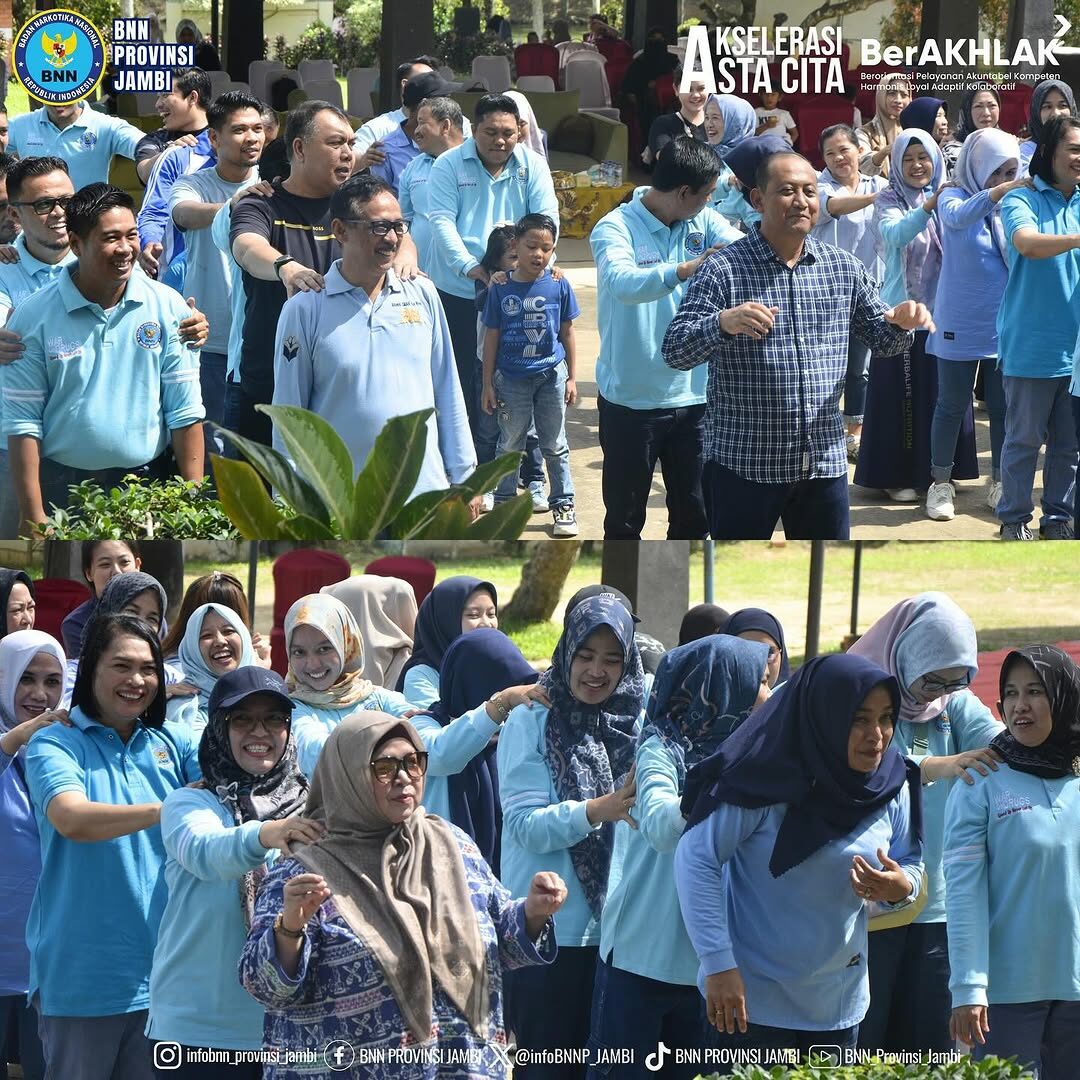 Capacity Building Keluarga Besar BNN Provinsi Jambi. “Membangun Kekompakan Demi Mewujudkan Provinsi Jambi Bersinar”