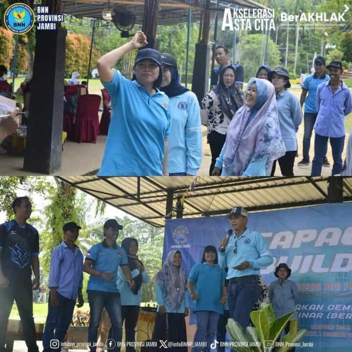 Capacity Building Keluarga Besar BNN Provinsi Jambi. “Membangun Kekompakan Demi Mewujudkan Provinsi Jambi Bersinar”
