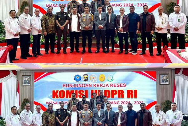RDP (Rapat Dengar Pendapat) Reses Komisi III DPR RI Masa Persidangan Tahun 2024-2025