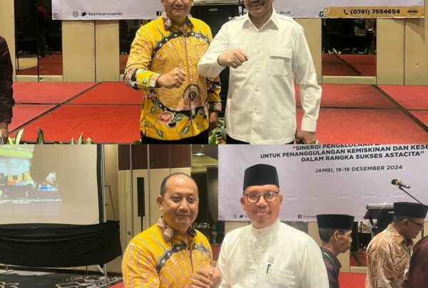Kepala BNN Provinsi Jambi Mengikuti Kegiatan Rapat Koordinasi Daerah Baznas Se-Provinsi Jambi dan Penandatanganan PKS Bersama Baznas