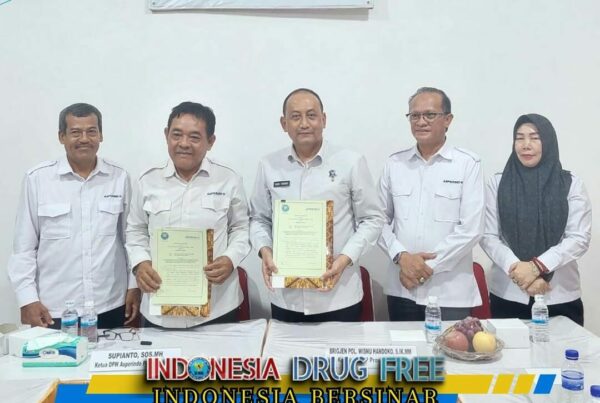 Pendatanganan Perjanjian Kerja Sama (PKS) antara BNN Provinsi Jambi dan ASPERINDO Provinsi Jambi