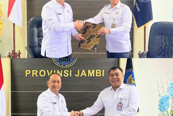 Penandatanganan Perjanjian Kinerja (PK) dan Pakta Integritas di Lingkungan BNN Provinsi Jambi Tahun 2025