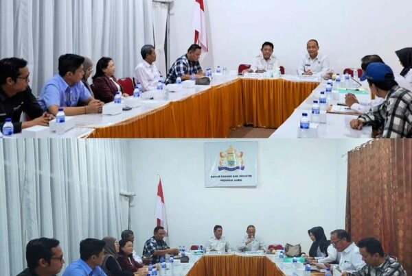 Pendatanganan Perjanjian Kerja Sama (PKS) antara BNN Provinsi Jambi dan ASPERINDO Provinsi Jambi